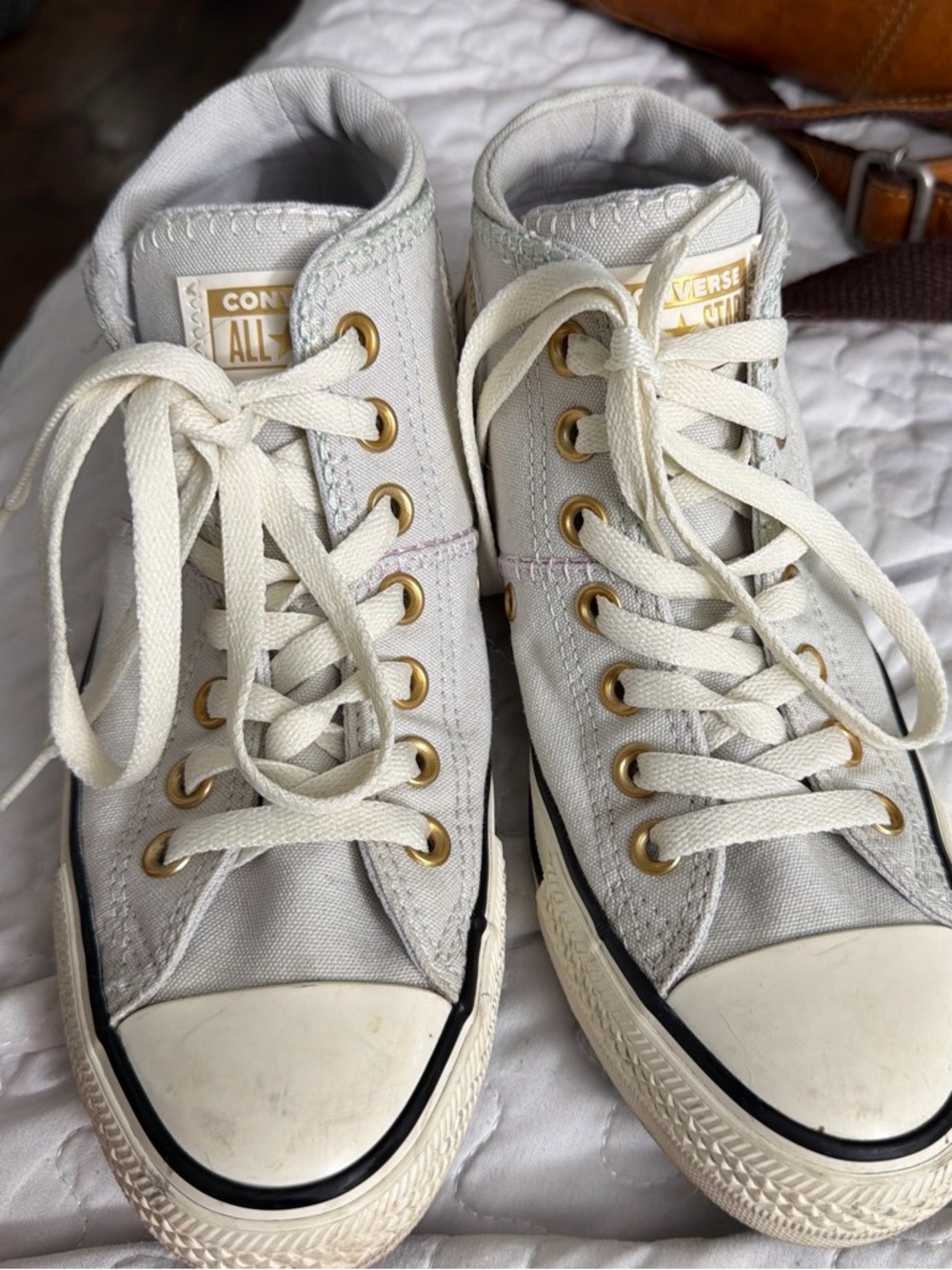 Converse High Top Sneakers - women’s size 8 boys 6